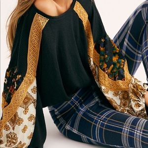 Free People Balloon Sleeve Top XS